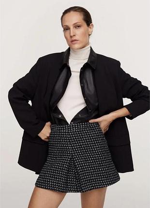 Спідниця твідова mango 4