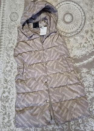 Жилетка удлинённая mohito 36р на синтепоне