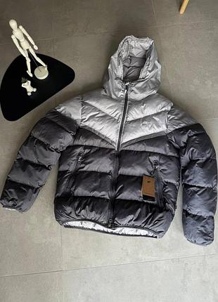 Пуховик nike storm-fit grey