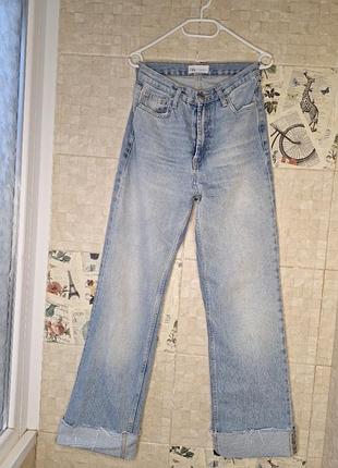 Zara  джинсы xs s