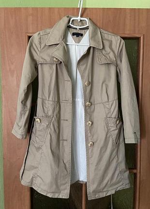 Тренч на дівчинку від tommy hilfiger