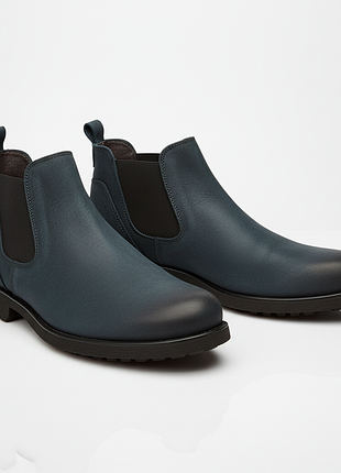 Ботинки wolverine chelsea 44 нубук синие