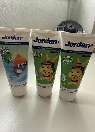 Зубна паста дитяча jordan