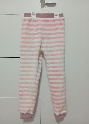 Теплые флисовые брюки на 7-8 лет 122- 128 см