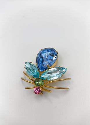 Брошь винтаж насекомое