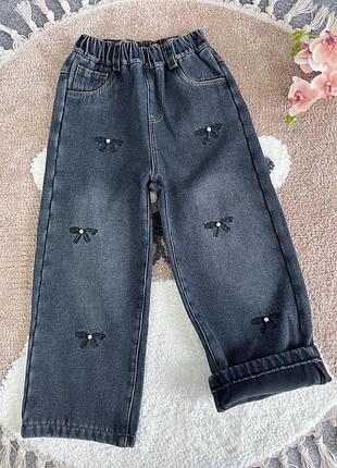 Теплі джинси на дівчинку