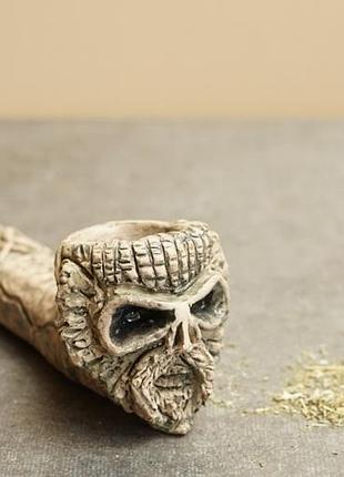 Куриная трубка | череп с бородой|