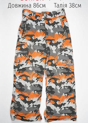 Штани лижні сноубордичні burton зимові спортивні термоштани мембранні теплі катання на лижах для сноуборда лиж брюки брендові