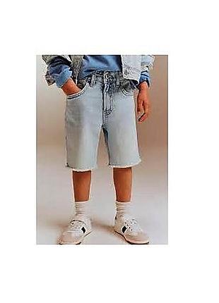 H&m джинсові шорти  для хлопчика блакитні 98см(2-3р)