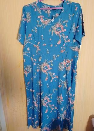 Новое вискозное платье 54 размера