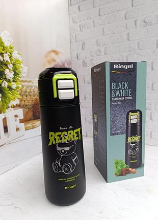 Термос ringel black&white з нержавіючої сталі 500 мл чорний rg-6143-500/1
