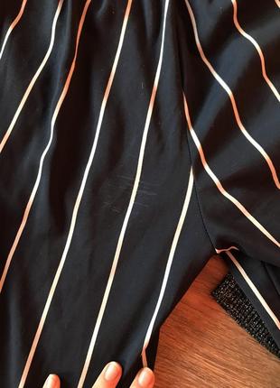 Штаны в полоску zara