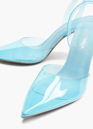 Туфлі каблуки босоніжки на підборах прозорі