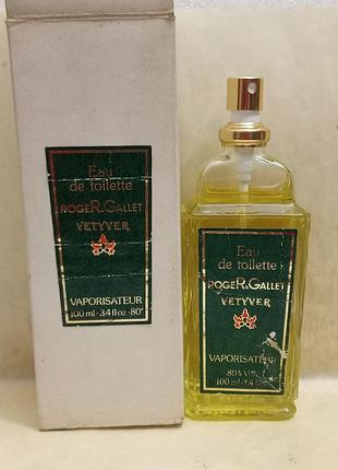Roger & gallet vetyver 100 мл редкость винтаж раритет