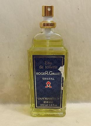 Roger & gallet santal 5 мл пробник распив аромата винтаж редкость