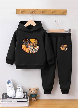 Костюмчик 91, р.100,110,120,130,140, чорний