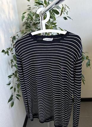 Кофта светр лонгсліф tommy hilfiger мужская полосатая у смужку