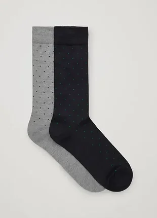 Набор носков cos 2-pack polka dot socks
