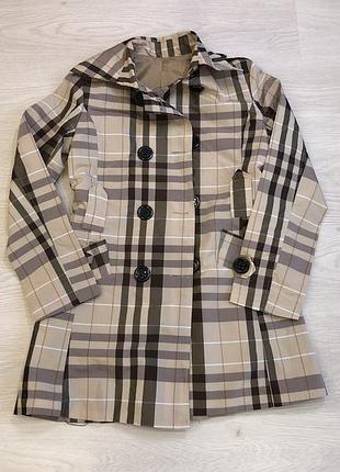 Італія  короткий плащ в клітинку, m/l