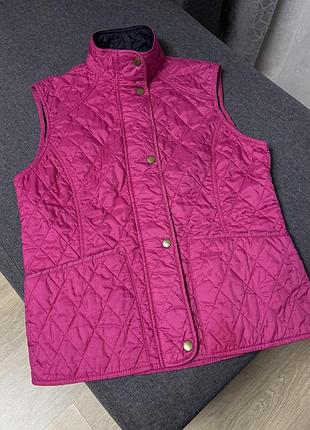 Жилетка рожева стьобана barbour оригінал м/l