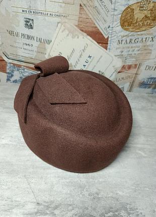 Фетровой шляпка - таблетка прошлых лет. шляпа. ретро ретро - шляпка.
