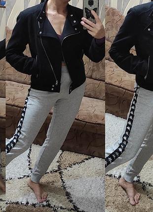 Кашемировая косуха, теплая женская кожанка-полупальто, косуха шерсть на м-л