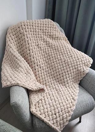 Вʼязаний плед