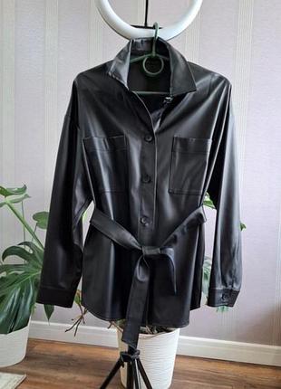 Сорочка шкірзам, кожзам