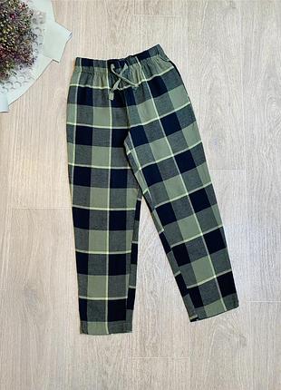 Дитячі піжамні штани в клітинку для 128 см primark