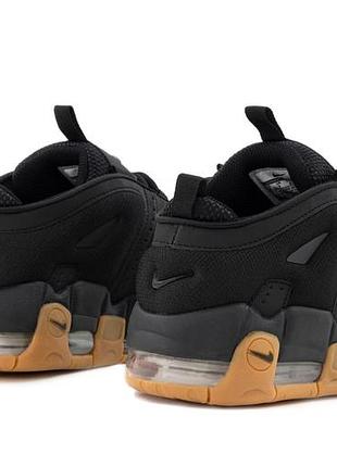 Air more uptempo low black gum 5