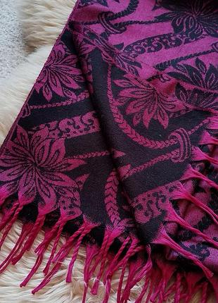 Шарф палантин большой длинный широкий шарф alberotanxa