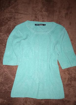 Кофта в'язана з коротким рукавом