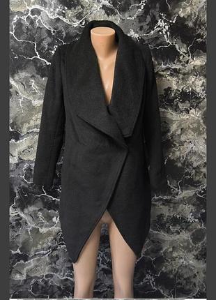 Фірмове демісезон стильне класичне трендове пальто чорне модне повсякденне куртка курточка парка