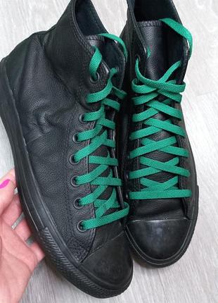 Шкіряні чоловічі кеди converse