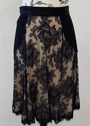 Спідниця з мереживом і шовком la perla