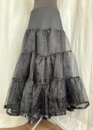 Подъюбник підспідничник готичний органза яруси