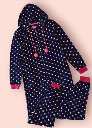 Женский велюровый кигуруми пижама оверсайз