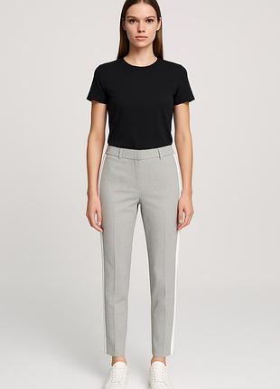 Брюки zara класичні офісні з лампасами