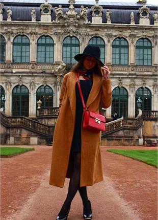 Стильне, пальто на осінь, плащ, кашемірове, коричневе