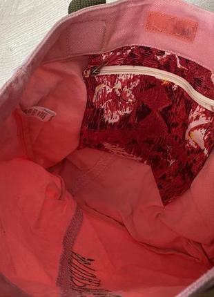 Morphs& nye розовая тканевая сумка)-шопер3 фото