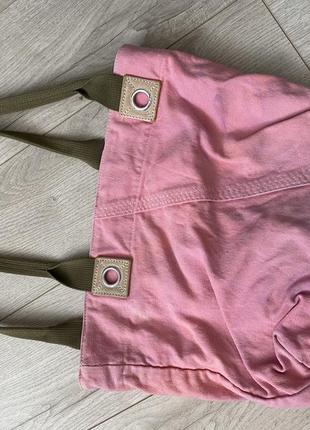 Morphs& nye розовая тканевая сумка)-шопер7 фото