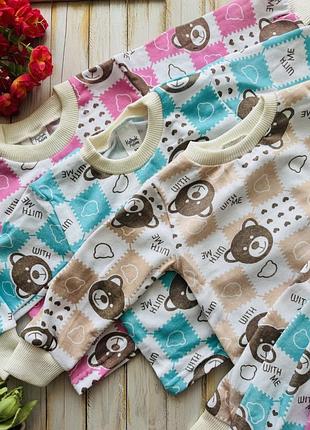 Піжами р92,98,104 для дівчат на байці