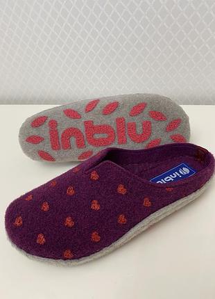 Жіночі тапочки повстяні inblu,розмір у розмір.