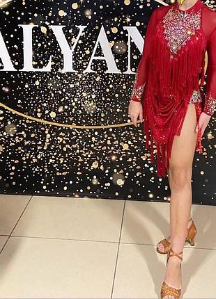 Плаття для бальних танців латина. на ріст 155-160