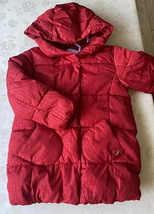 Подовжена куртка для дівчинки