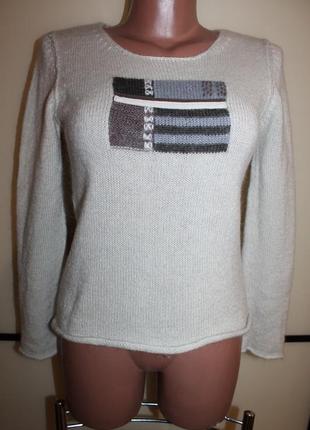 Теплый свитер с мохером terre mer voyage