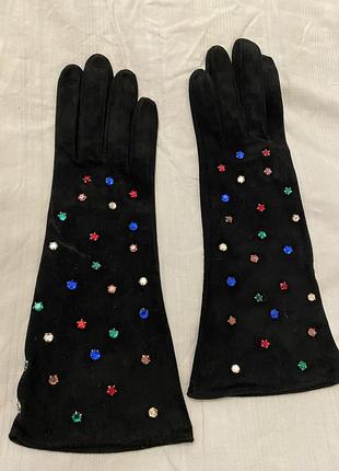 Перчатки 100% кожа италия нереально красивые