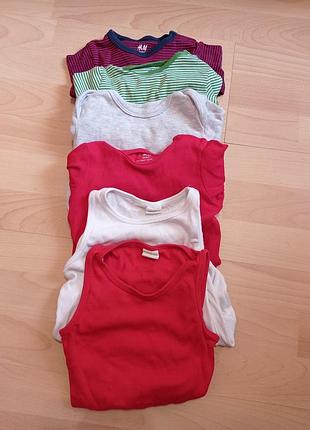 Набор бодиков для мальчика или девочки.
размер 80-86.