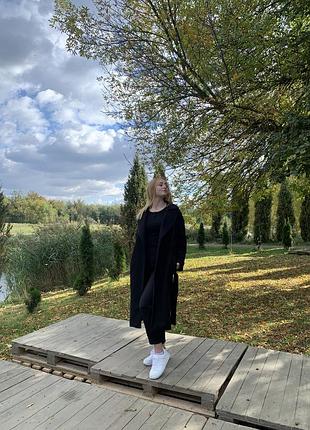 Пальто чорне