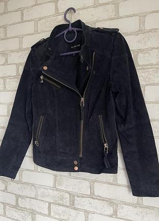 Курточка кожаная косуха размер xs/s mango